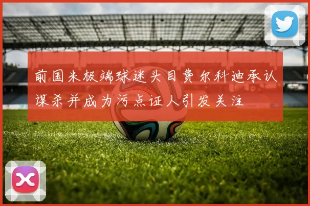 前国米极端球迷头目费尔科迪承认谋杀并成为污点证人引发关注
